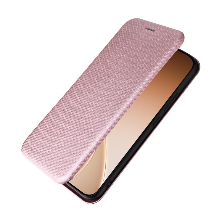 For OPPO Reno15 F 5G Carbon Fiber Texture Flip Leather Phone Case