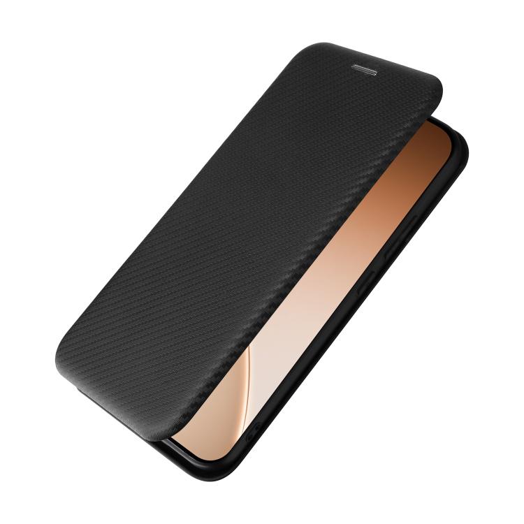 For OPPO Reno15 F 5G Carbon Fiber Texture Flip Leather Phone Case