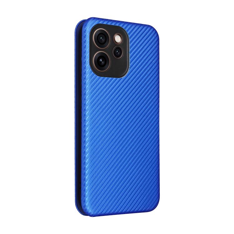 For OPPO Reno15 F 5G Carbon Fiber Texture Flip Leather Phone Case