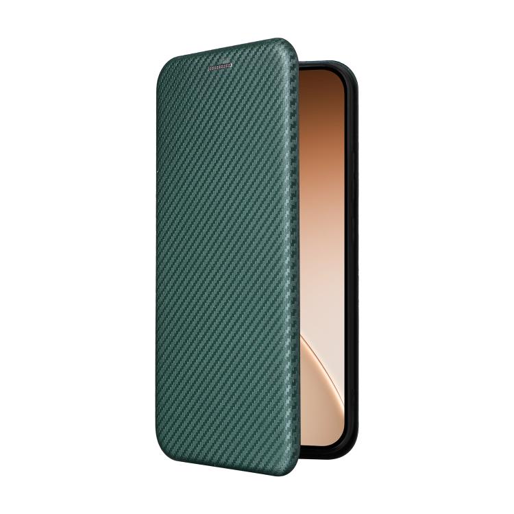 For OPPO Reno15 F 5G Carbon Fiber Texture Flip Leather Phone Case