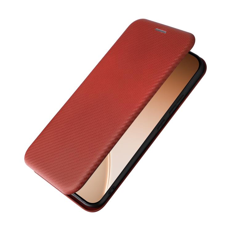 For OPPO Reno15 F 5G Carbon Fiber Texture Flip Leather Phone Case