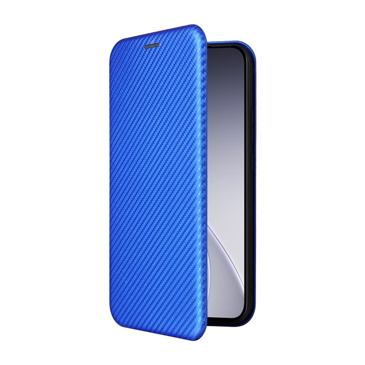 For OPPO Reno15 5G Global Carbon Fiber Texture Flip Leather Phone Case