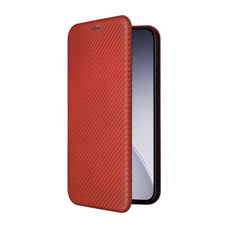 For OPPO Reno15 5G Global Carbon Fiber Texture Flip Leather Phone Case