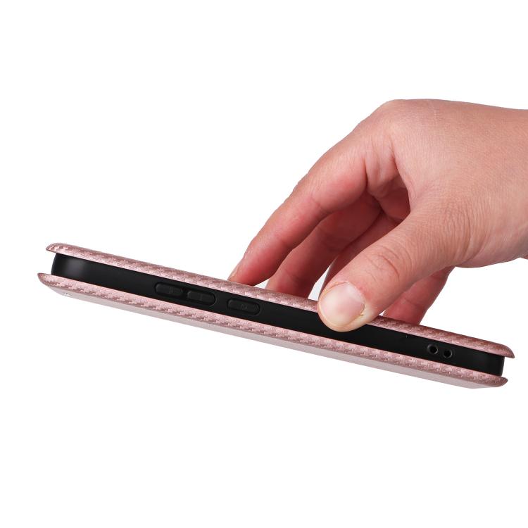 For OPPO Reno15 Pro Max 5G Global Carbon Fiber Texture Flip Leather Phone Case