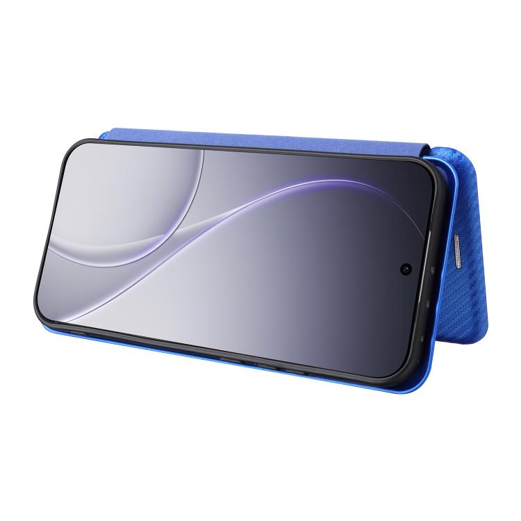 For OPPO Reno15 Pro Max 5G Global Carbon Fiber Texture Flip Leather Phone Case