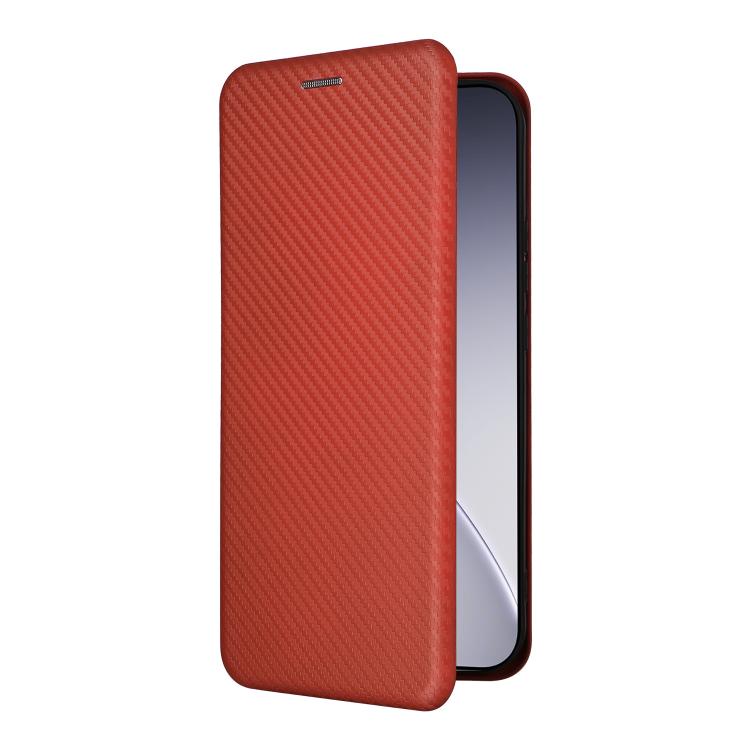For OPPO Reno15 Pro Max 5G Global Carbon Fiber Texture Flip Leather Phone Case