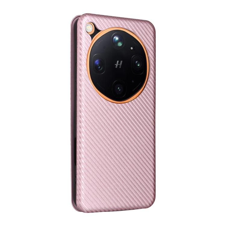 For OPPO Find X9 Ultra Carbon Fiber Texture Flip Leather Phone Case