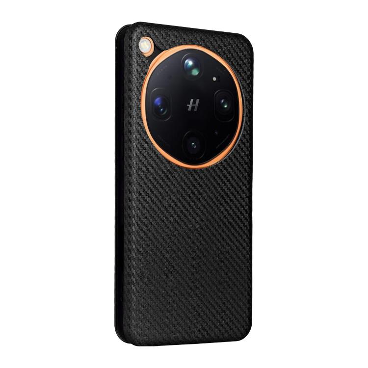 For OPPO Find X9 Ultra Carbon Fiber Texture Flip Leather Phone Case