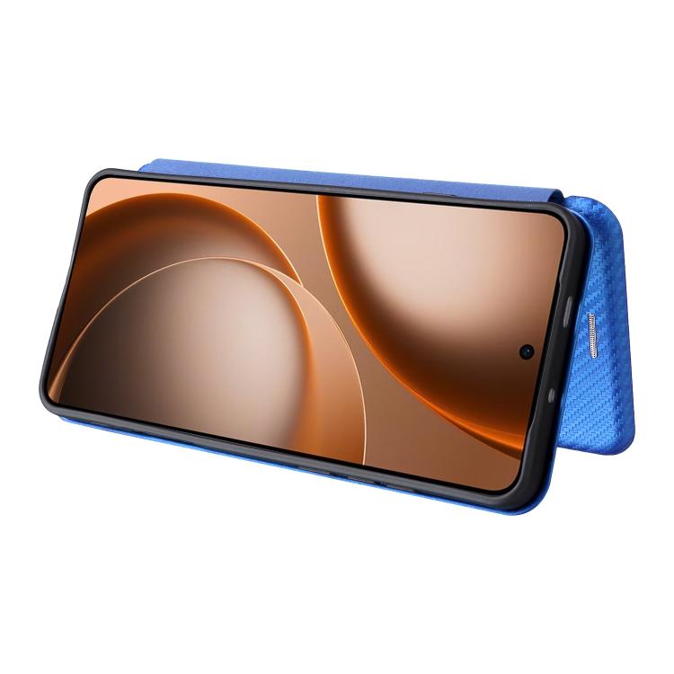 For OPPO Find X9 Ultra Carbon Fiber Texture Flip Leather Phone Case