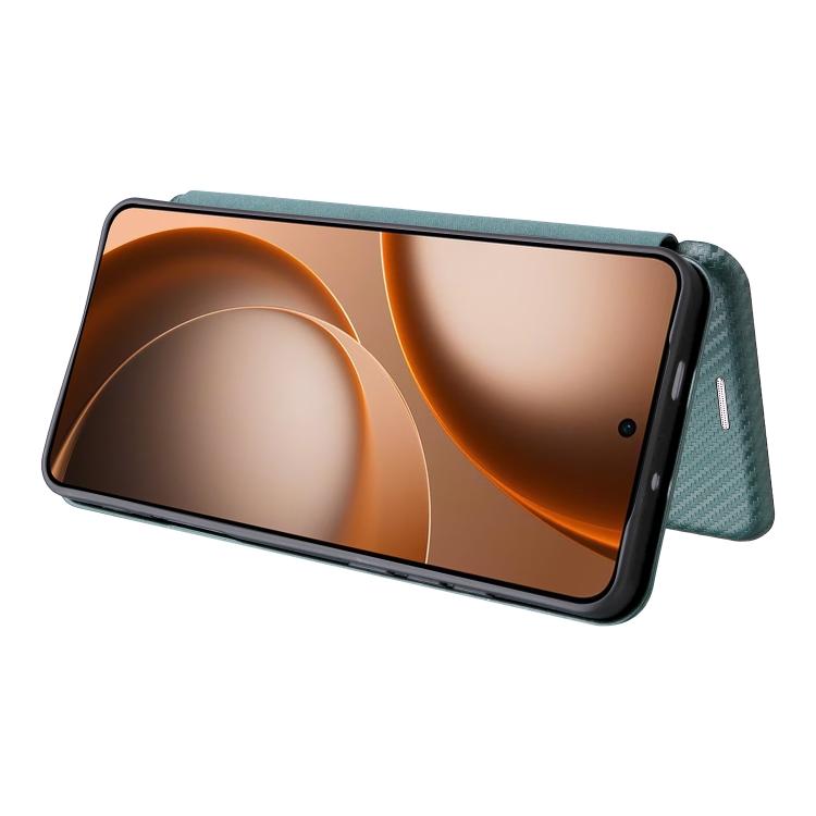 For OPPO Find X9 Ultra Carbon Fiber Texture Flip Leather Phone Case