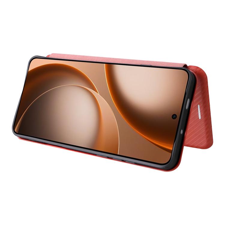 For OPPO Find X9 Ultra Carbon Fiber Texture Flip Leather Phone Case