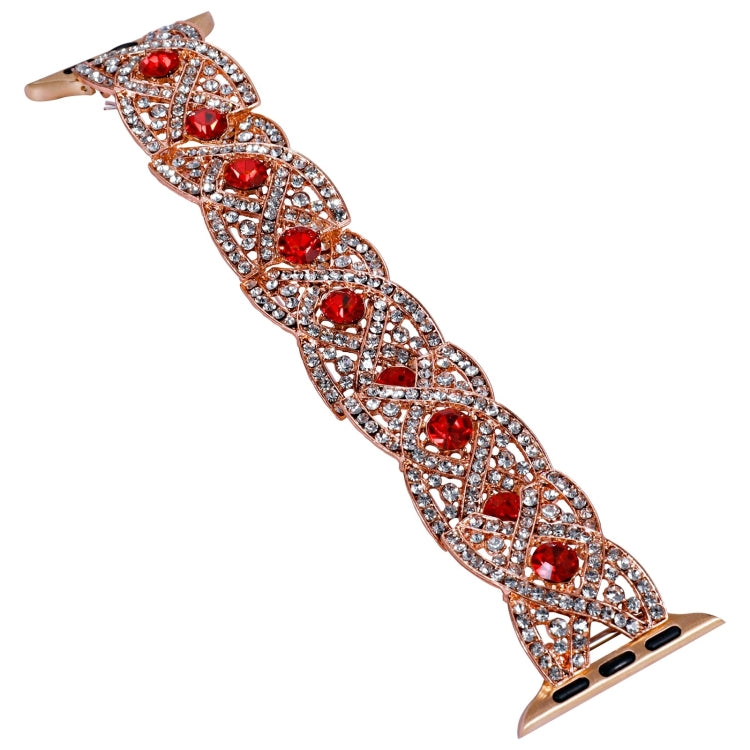 Diamonds Twist Metal Watch Band For Apple Watch Series 10 42mm