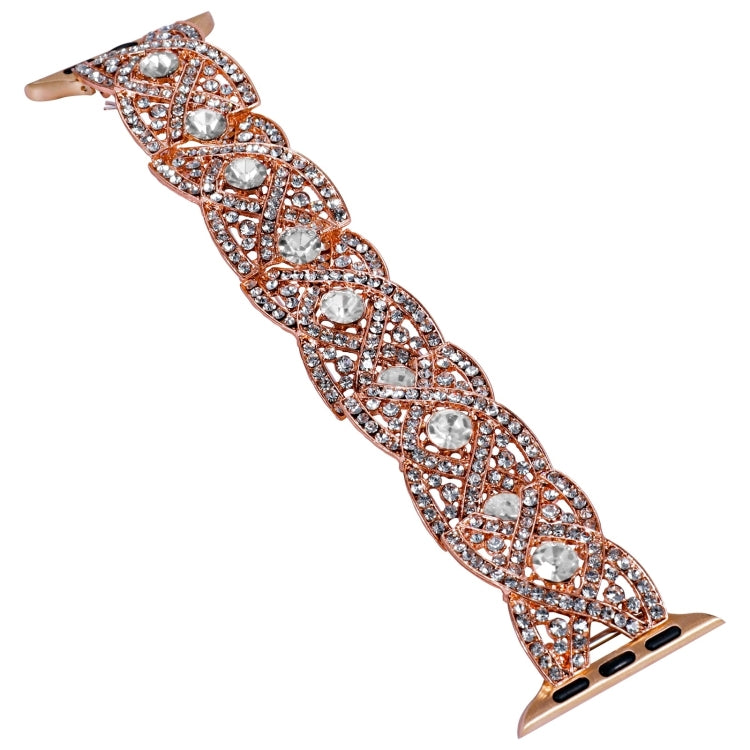 Diamonds Twist Metal Watch Band For Apple Watch Series 10 46mm