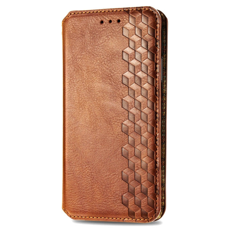 For Samsung Galaxy S20+ Cubic Grid Pressed Horizontal Flip Magnetic Leather Case with Holder & Card Slots & Wallet
