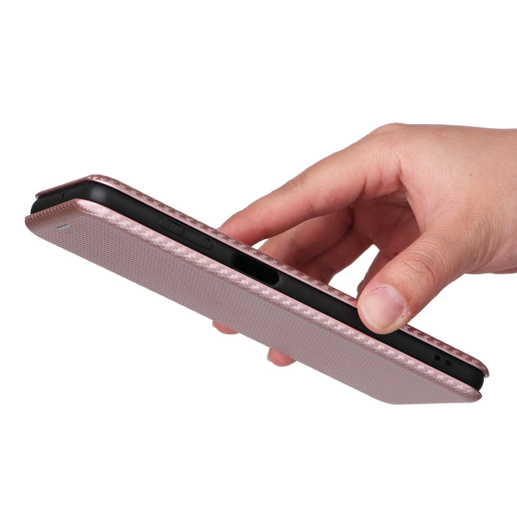 For Samsung Galaxy M54 5G Carbon Fiber Texture Flip Leather Phone Case