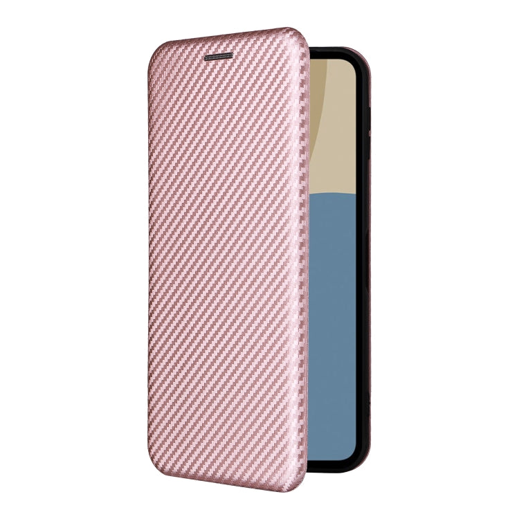 For Sharp Aquos Sense9 Carbon Fiber Texture Flip Leather Phone Case