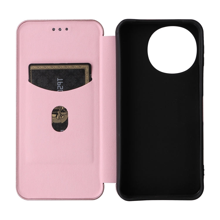 For Sharp Aquos Sense9 Carbon Fiber Texture Flip Leather Phone Case