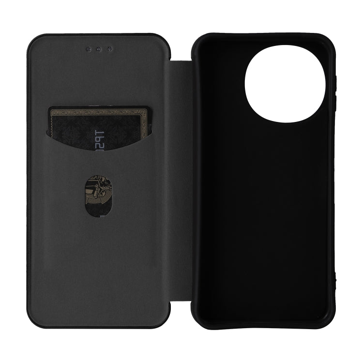 For Sharp Aquos Sense9 Carbon Fiber Texture Flip Leather Phone Case