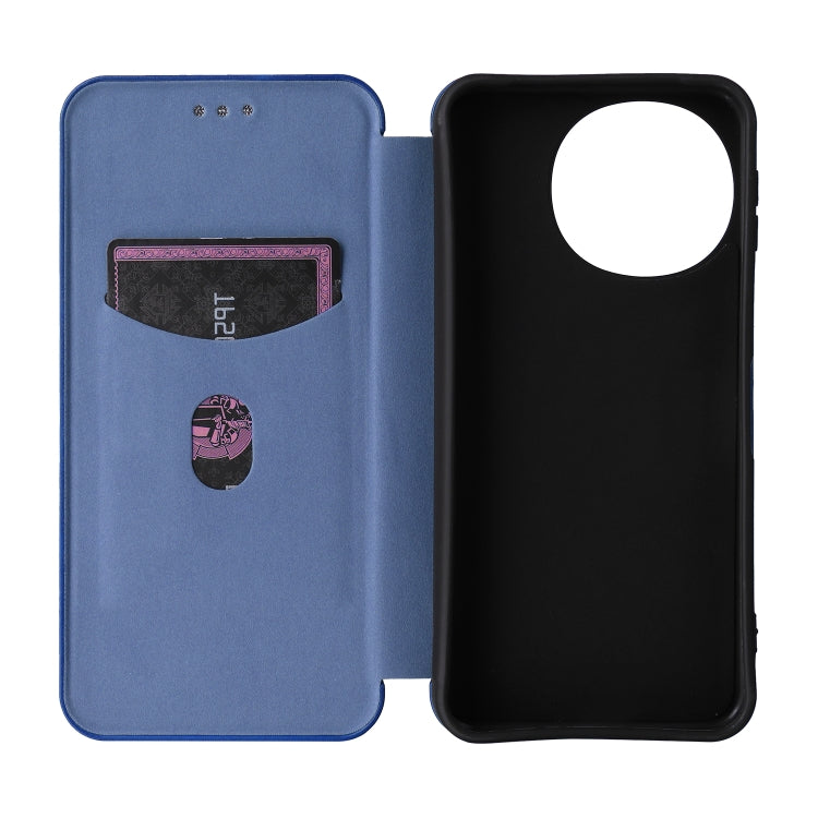 For Sharp Aquos Sense9 Carbon Fiber Texture Flip Leather Phone Case