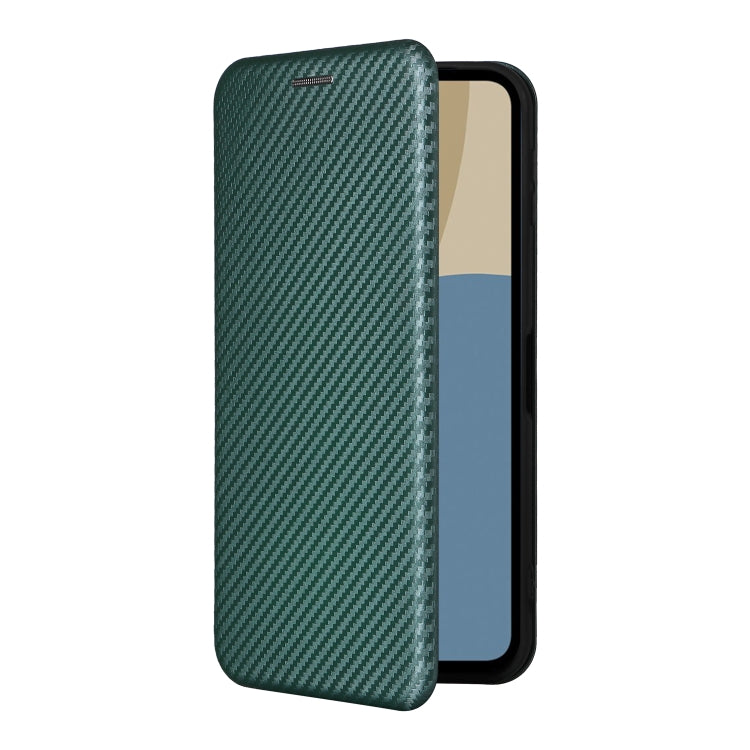 For Sharp Aquos Sense9 Carbon Fiber Texture Flip Leather Phone Case
