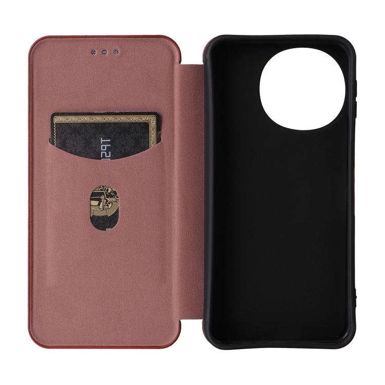 For Sharp Aquos Sense9 Carbon Fiber Texture Flip Leather Phone Case