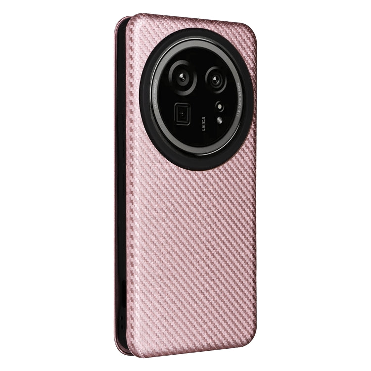 For Sharp Aquos R9 Pro Carbon Fiber Texture Flip Leather Phone Case