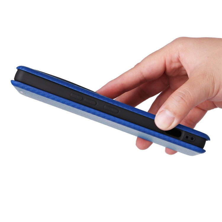 For Sharp Aquos R9 Pro Carbon Fiber Texture Flip Leather Phone Case