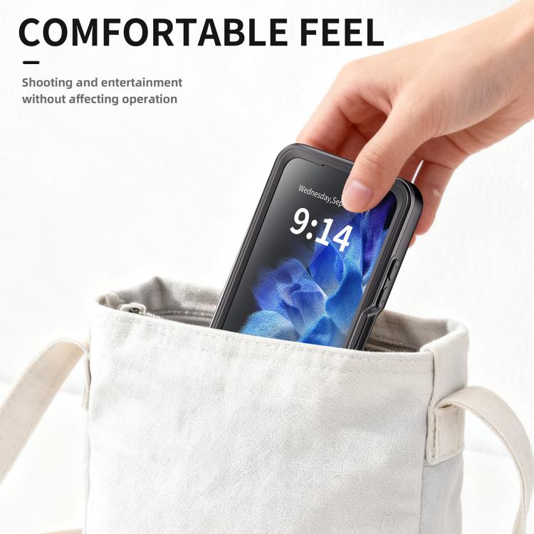 For Motorola Moto G Play 2026 RedPepper IP68 Life Waterproof Phone Case - Black