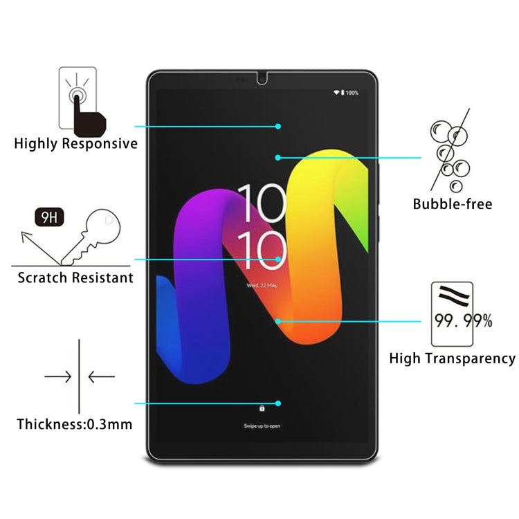 For TCL Tab 8 Gen2 8.7 / 8 Nxtpaper 5G 2pcs 9H 0.3mm Explosion-proof Tempered Glass Film