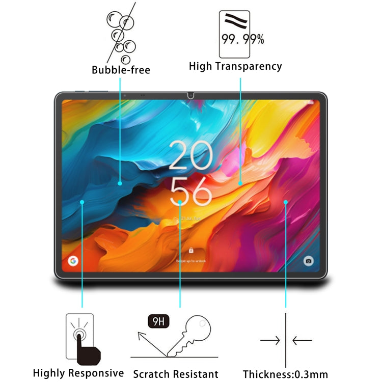 For TCL Nxtpaper 14 14.3 2pcs 9H 0.3mm Explosion-proof Tempered Glass Film
