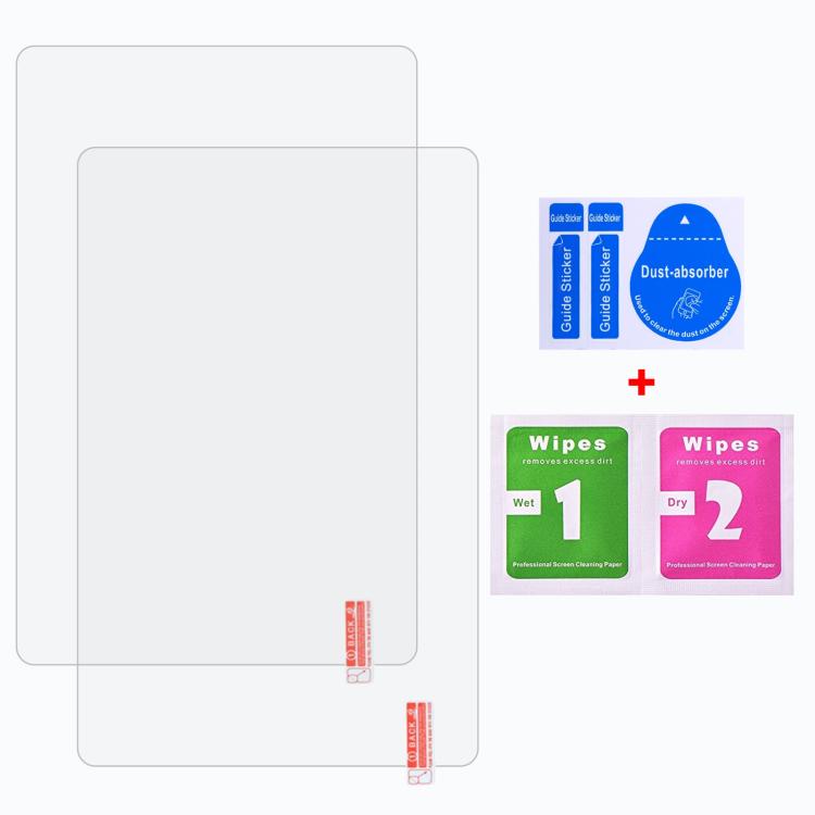 For TCL Tab 10 Gen4 10.1 2pcs 9H 0.3mm Explosion-proof Tempered Glass Film