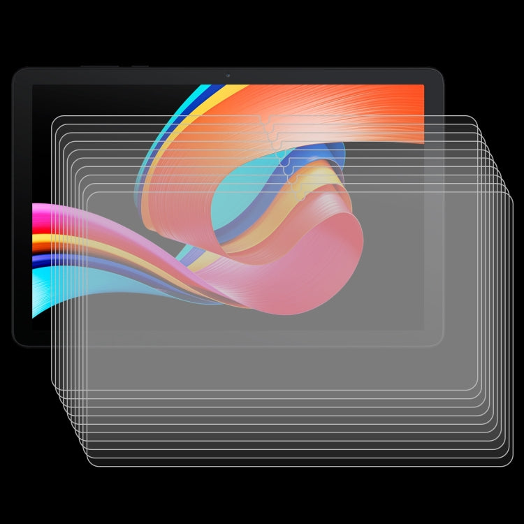 For TCL Tab 10L LTE Gen3 10.1 / Gen2 25pcs 9H 0.3mm Explosion-proof Tempered Glass Film