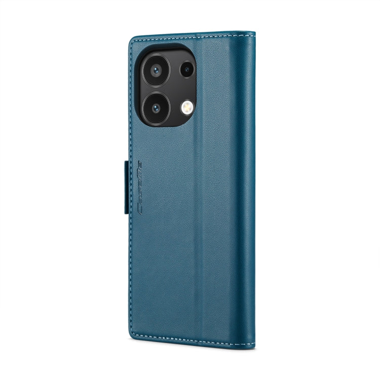 For Xiaomi Redmi Note 13 4G CaseMe 023 Butterfly Buckle Litchi Texture RFID Anti-theft Leather Phone Case