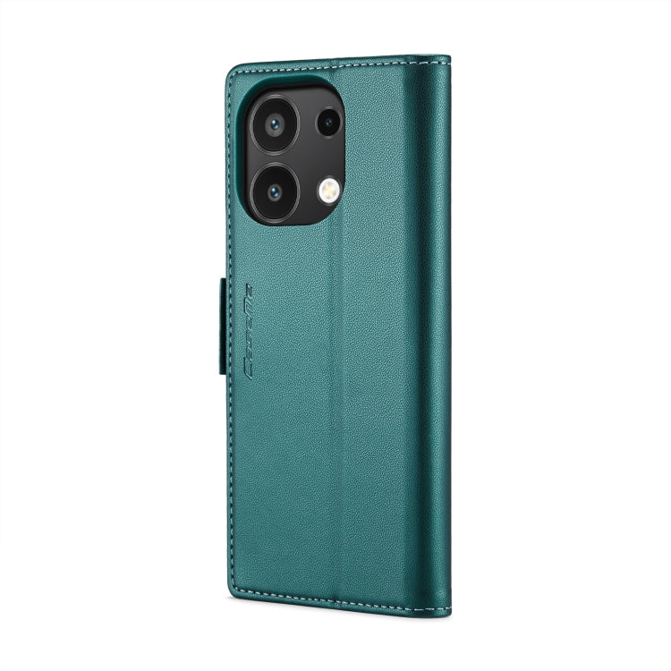 For Xiaomi Redmi Note 13 4G CaseMe 023 Butterfly Buckle Litchi Texture RFID Anti-theft Leather Phone Case