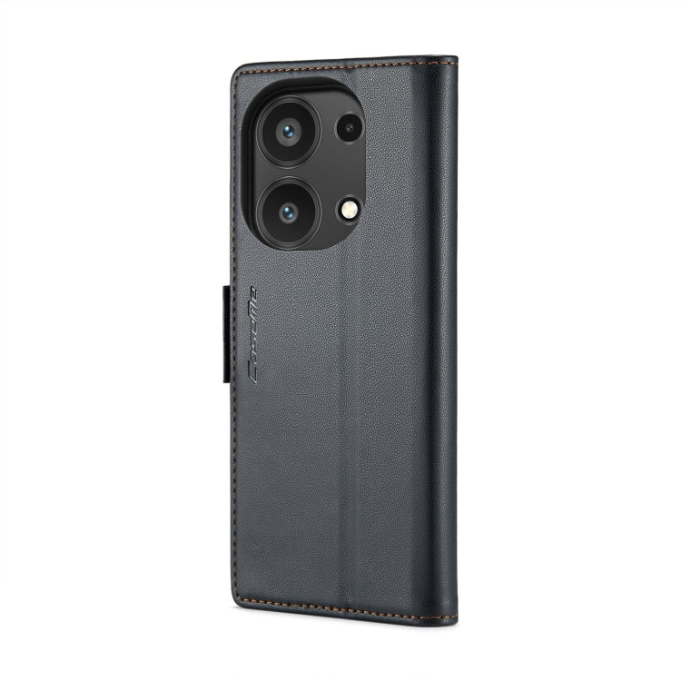 For Xiaomi Redmi Note 13 Pro 4G CaseMe 023 Butterfly Buckle Litchi Texture RFID Anti-theft Leather Phone Case