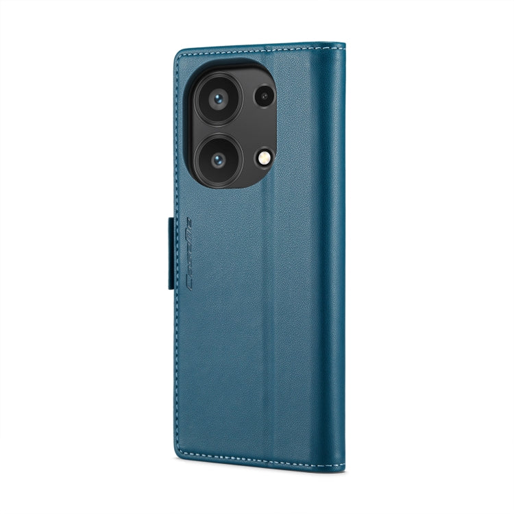 For Xiaomi Redmi Note 13 Pro 4G CaseMe 023 Butterfly Buckle Litchi Texture RFID Anti-theft Leather Phone Case