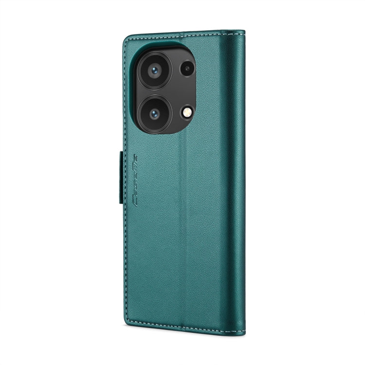 For Xiaomi Redmi Note 13 Pro 4G CaseMe 023 Butterfly Buckle Litchi Texture RFID Anti-theft Leather Phone Case