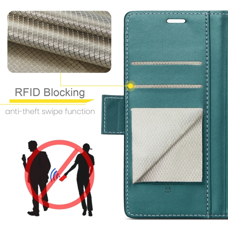 For Xiaomi Redmi Note 13 Pro 4G CaseMe 023 Butterfly Buckle Litchi Texture RFID Anti-theft Leather Phone Case