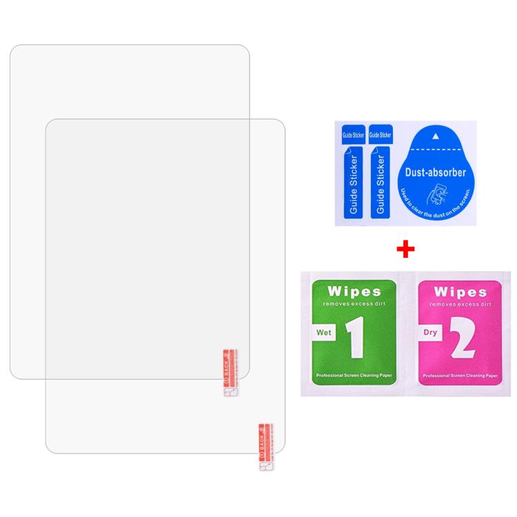 For vivo Pad5e / iQOO Pad5e 2pcs 9H 0.3mm Explosion-proof Tempered Glass Film