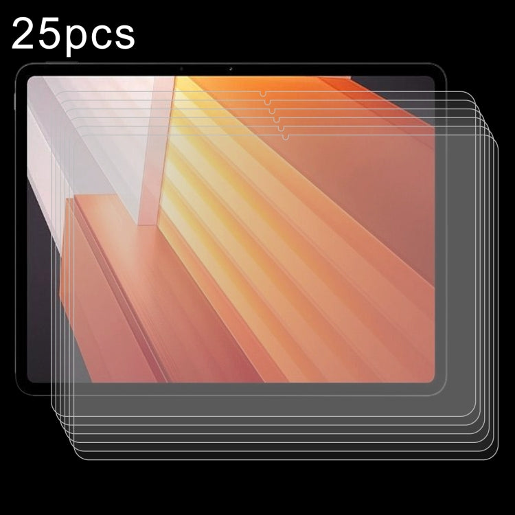 For vivo iQOO Pad / Pad 2 25pcs 9H 0.3mm Explosion-proof Tempered Glass Film