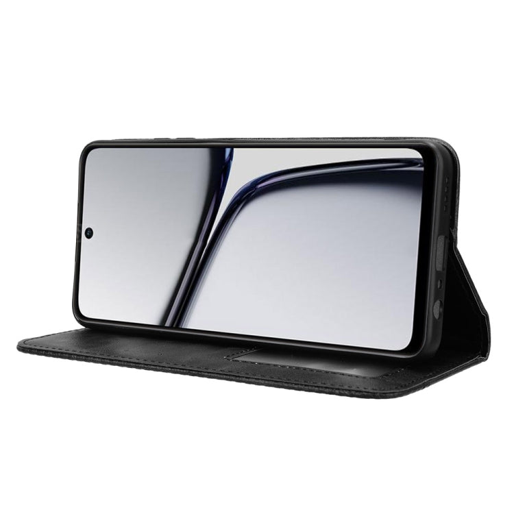 For Realme C65 4G Magnetic Buckle Retro Texture Leather Phone Case
