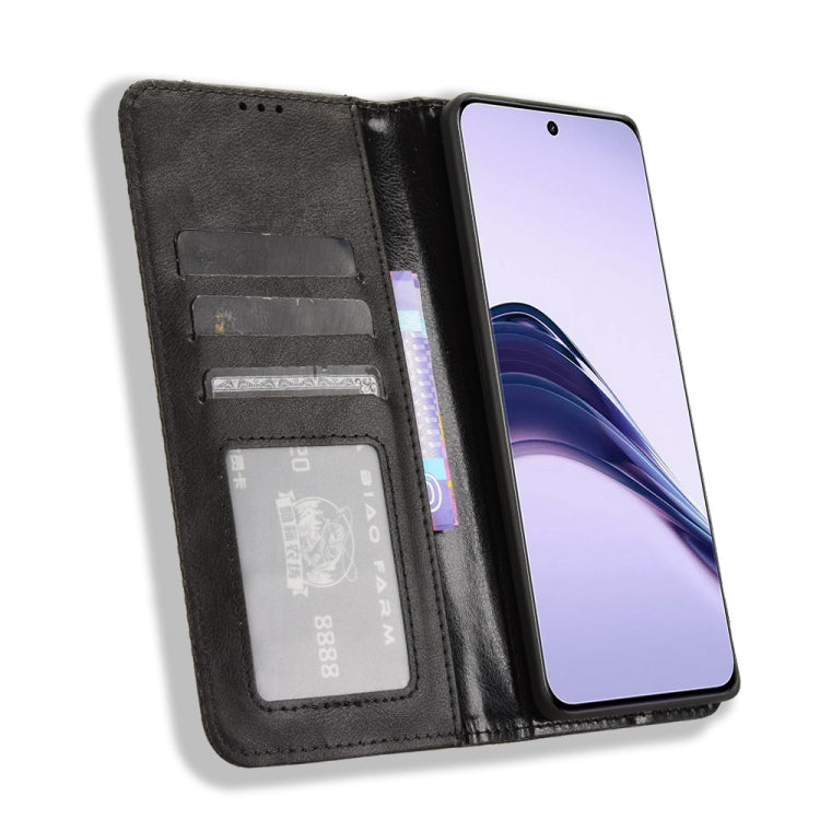 For Realme 13 Pro 5G / 13 Pro+ 5G Magnetic Buckle Retro Texture Leather Phone Case