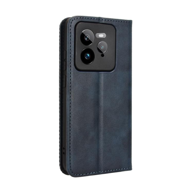 For Realme GT 7 Pro 5G Magnetic Buckle Retro Texture Leather Phone Case
