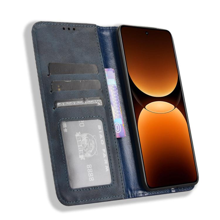 For Realme GT 7 Pro 5G Magnetic Buckle Retro Texture Leather Phone Case