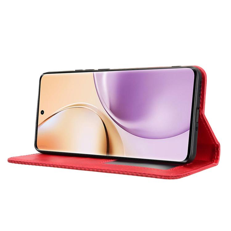 For Realme 14 Pro 5G Magnetic Buckle Retro Texture Leather Phone Case