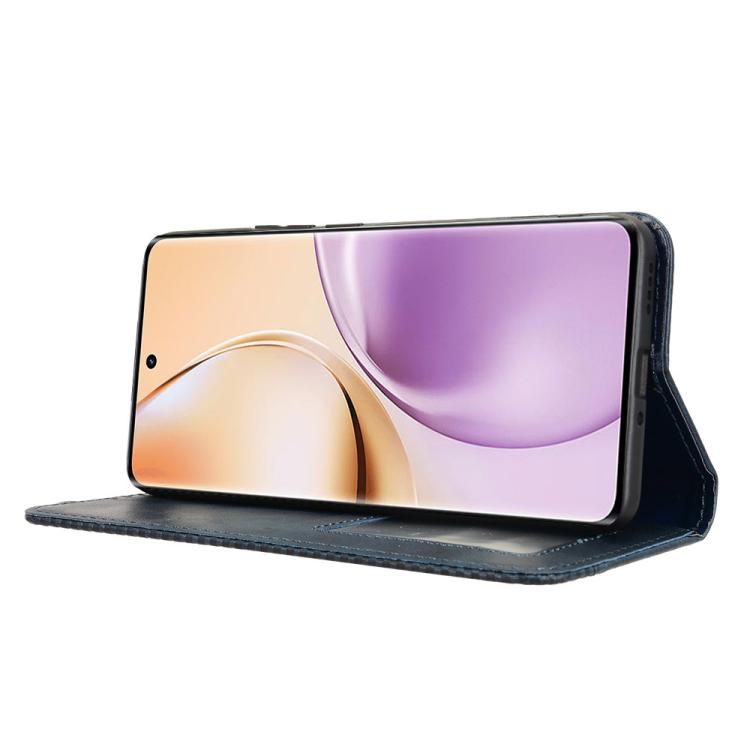 For Realme 14 Pro 5G Magnetic Buckle Retro Texture Leather Phone Case
