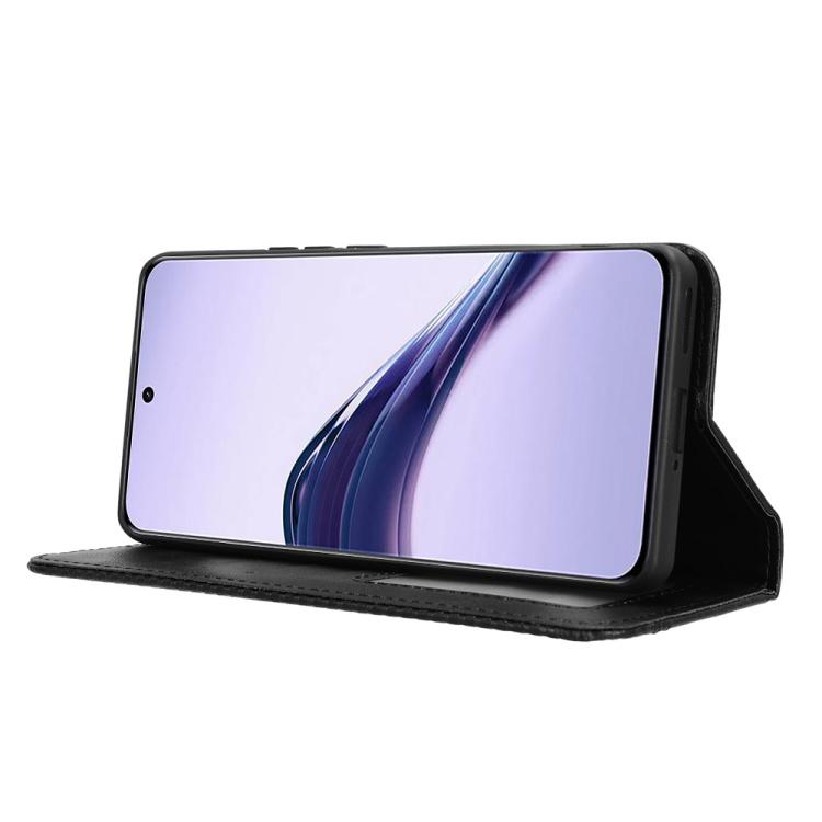 For Realme 14 Pro Lite 5G Magnetic Buckle Retro Texture Leather Phone Case
