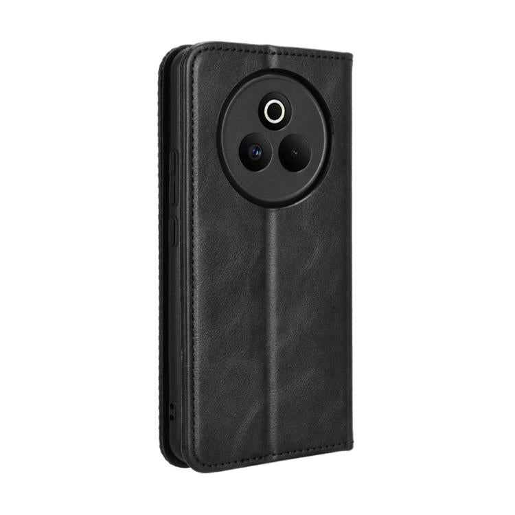 For Realme P3 Pro 5G Magnetic Buckle Retro Texture Leather Phone Case