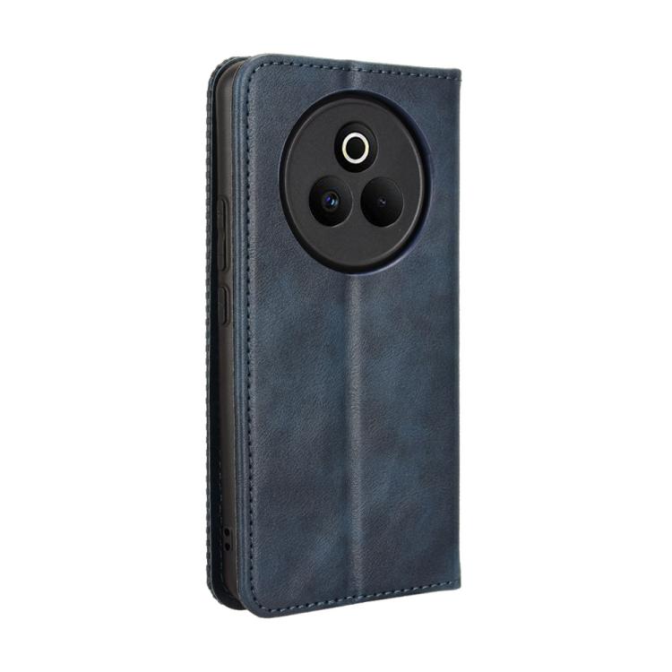 For Realme P3 Pro 5G Magnetic Buckle Retro Texture Leather Phone Case