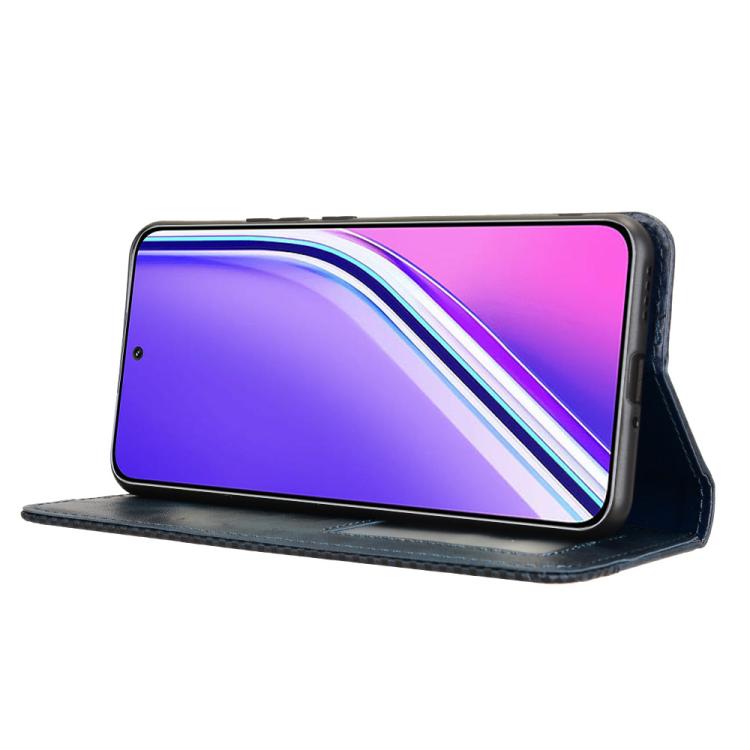 For Realme P3 Pro 5G Magnetic Buckle Retro Texture Leather Phone Case